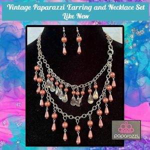 Vintage Paparazzi Earrings & Necklace Set